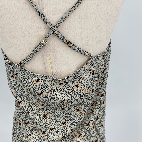 Anthropologie Floreat Cross Back Printer Tank Top Small - Picture 5 of 6
